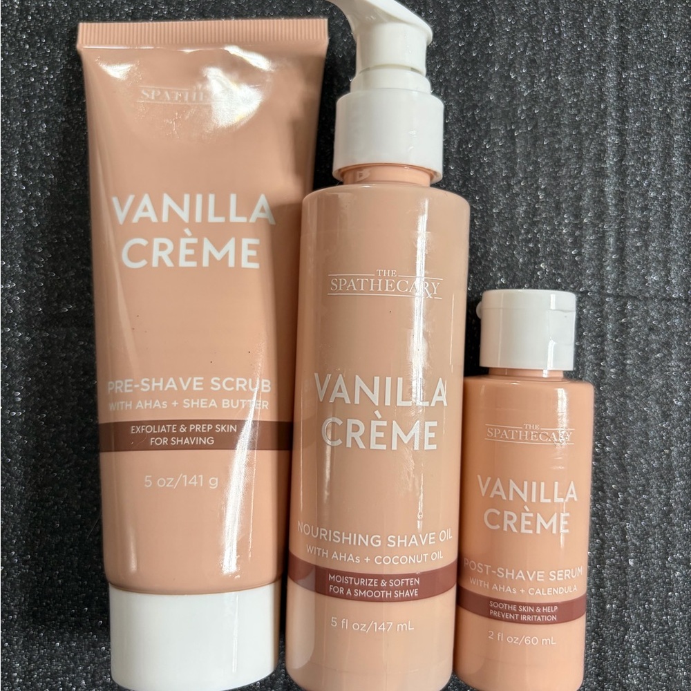 Vanilla Crème Shaving Set